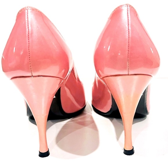 ๐ ๐ STUART WEITZMAN Pink Patent Leather Vintage Power Pumpsโ | Sz 5.5M | Spain - Picture 4 of 7